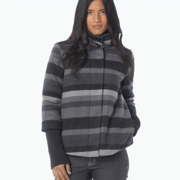 Prana Jackets & Blazers - Prana Lily jacket. Shades of grey and black. Wool blended. Women size M.